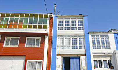 Vista de Ribadeo, Lugo, Galicia