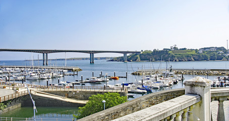 Fototapeta na wymiar Vista de Ribadeo, Lugo, Galicia