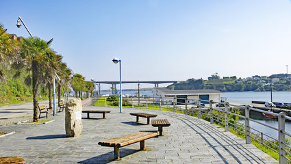 Vista de Ribadeo, Lugo, Galicia
