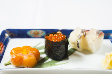 Traditional Japanese food - sushi