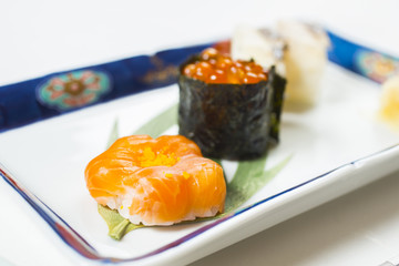 Traditional Japanese food - sushi