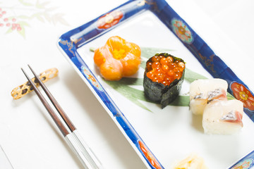 Traditional Japanese food - sushi