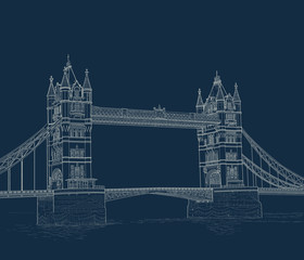 Sketch Tower Bridge