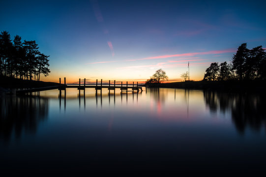 Huk beach sunset at Oslo