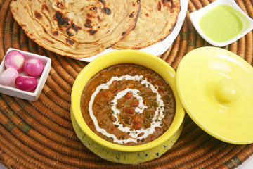 Dal Makhani with Paratha