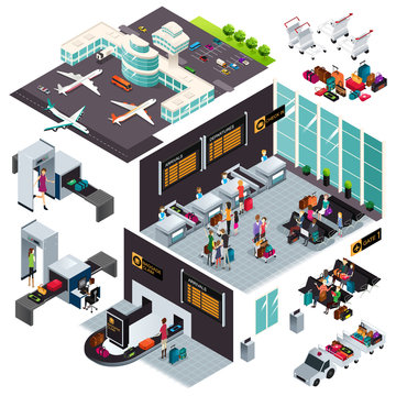 Isometric Design of an Airport