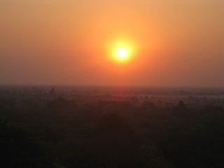 Coucher de soleil Birmanie