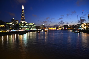Fototapeta na wymiar London - panorama by night