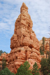 Phenomene naturel de Brice Canyon - pierre