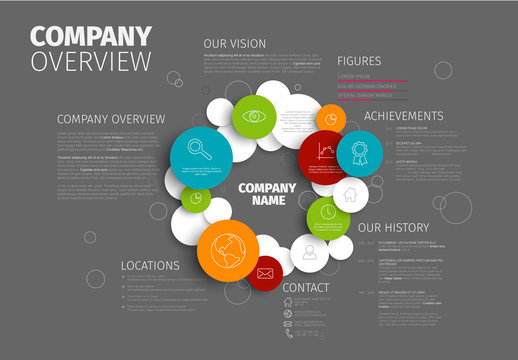 Overlapping Circles Infographic Layout 3