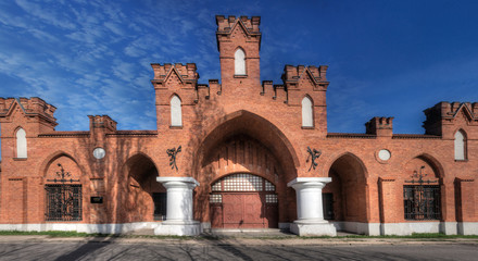 Grohman's Gate in Lodz - obrazy, fototapety, plakaty