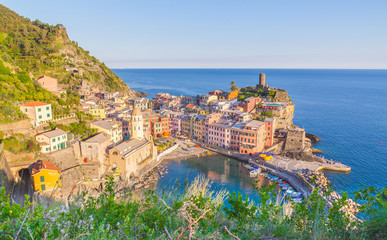 Obraz na płótnie Canvas Vernazza Cinque Terre Ligurien Italien