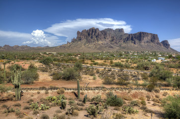 Fototapeta na wymiar US Railroad - Arizona