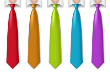 Color tie set