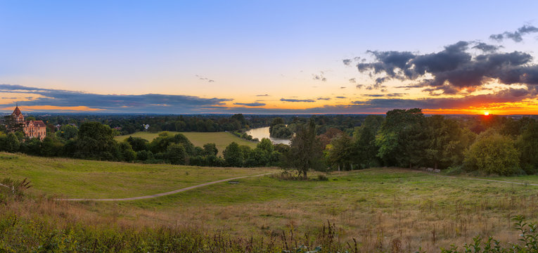 The View from Richmond Hill, Surrey, UK