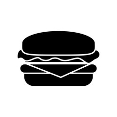 hamburger icon over white background vector illustration