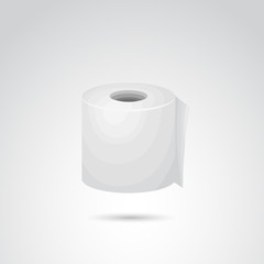 Toilet paper vector illustration.