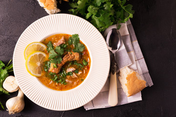 Jewish wedding and holyday Yemenite beef soup Marak Temani