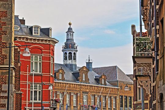 Roermond, Blick zum Rathausturm
