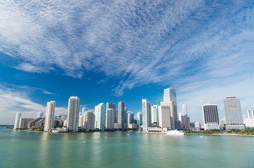 Fototapeta premium Miami skyline skyscraper