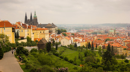 Fototapeta na wymiar Prague cityview