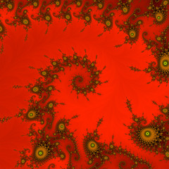 Scarlet fractal.
