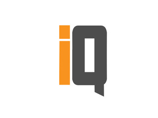 IQ Initial Logo for your startup venture