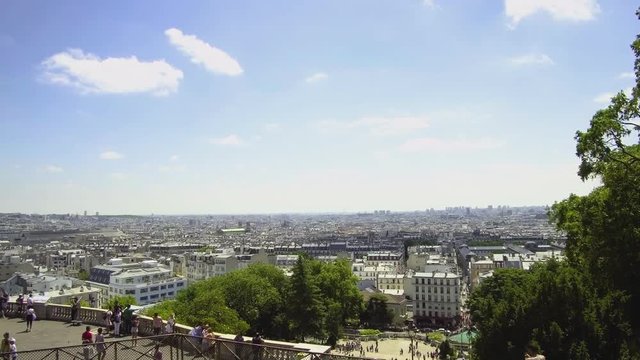 View of Paris from Montmartre
モンマルトルの丘から眺めるパリ