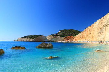 Fototapeta premium Porto Katsiki beach in Lefkada, Greece