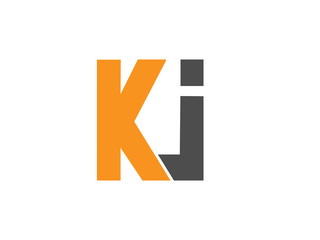 KJ Initial Logo for your startup venture