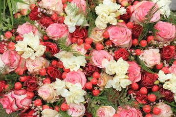 Colorful wedding flowers