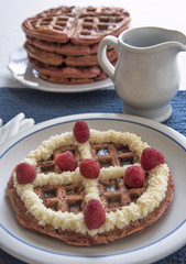 Waffle breakfast