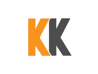 Obraz premium KK Initial Logo for your startup venture