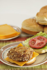 Panko Turkey Burger with Buns