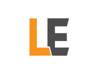 LE Initial Logo for your startup venture