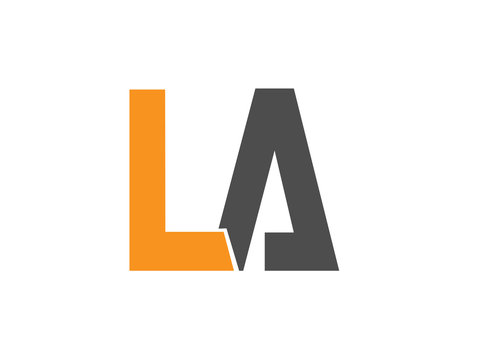 LA Initial Logo for your startup venture