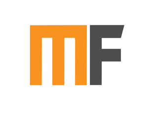 MF Initial Logo for your startup venture