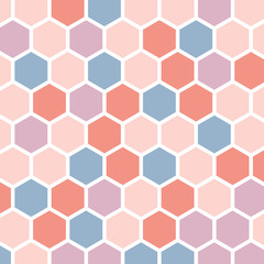 Colorful abstract background with hexagons