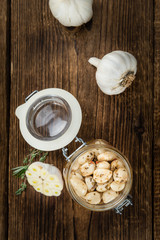 Portion of Preserved Garlic