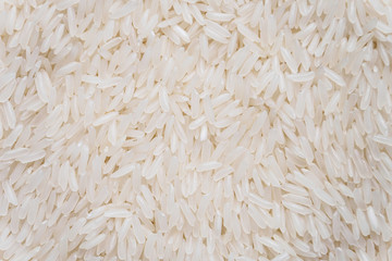Jasmine rice grains background