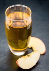 Apple Cider (selective focus, close-up shot)