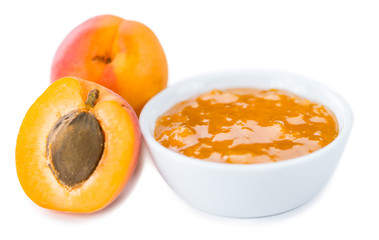 Portion of Apricot Jam (selective focus)