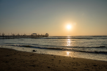 Huanchaco Beach and pier - Trujillo, Peru