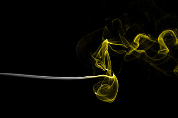 White to Yellow Horizontal Smoke © Tim Evans