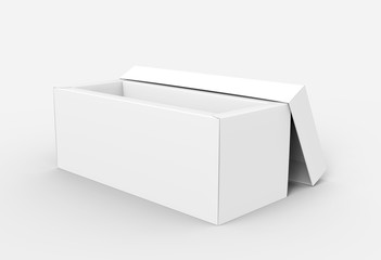 one blank paper white box