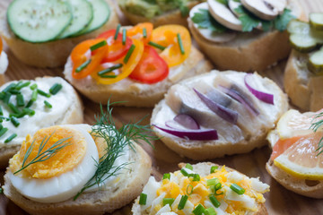 healthy small sandwiches