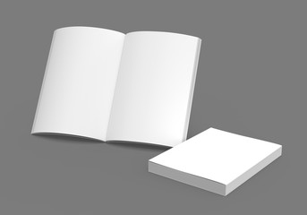 Blank book template