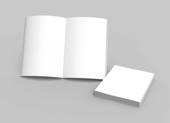 Blank book template