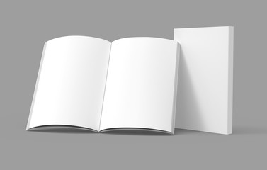 Blank book template