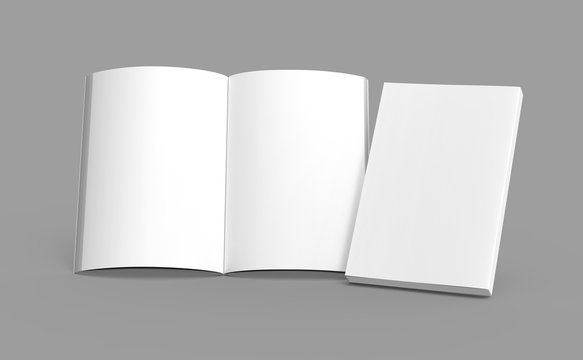Blank book template